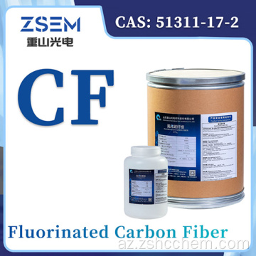 Fluorlu Karbon Fiber CAS: 51311-17-2 Fluorocarbon Sənaye materialları Batareya materialı Qatı yağlama